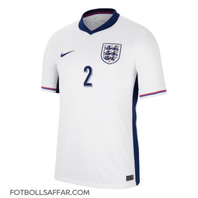 England Kyle Walker #2 Hemmatröja EM 2024 Kortärmad England Kyle Walker #2 Hemmatröja EM 2024 Kortärmad